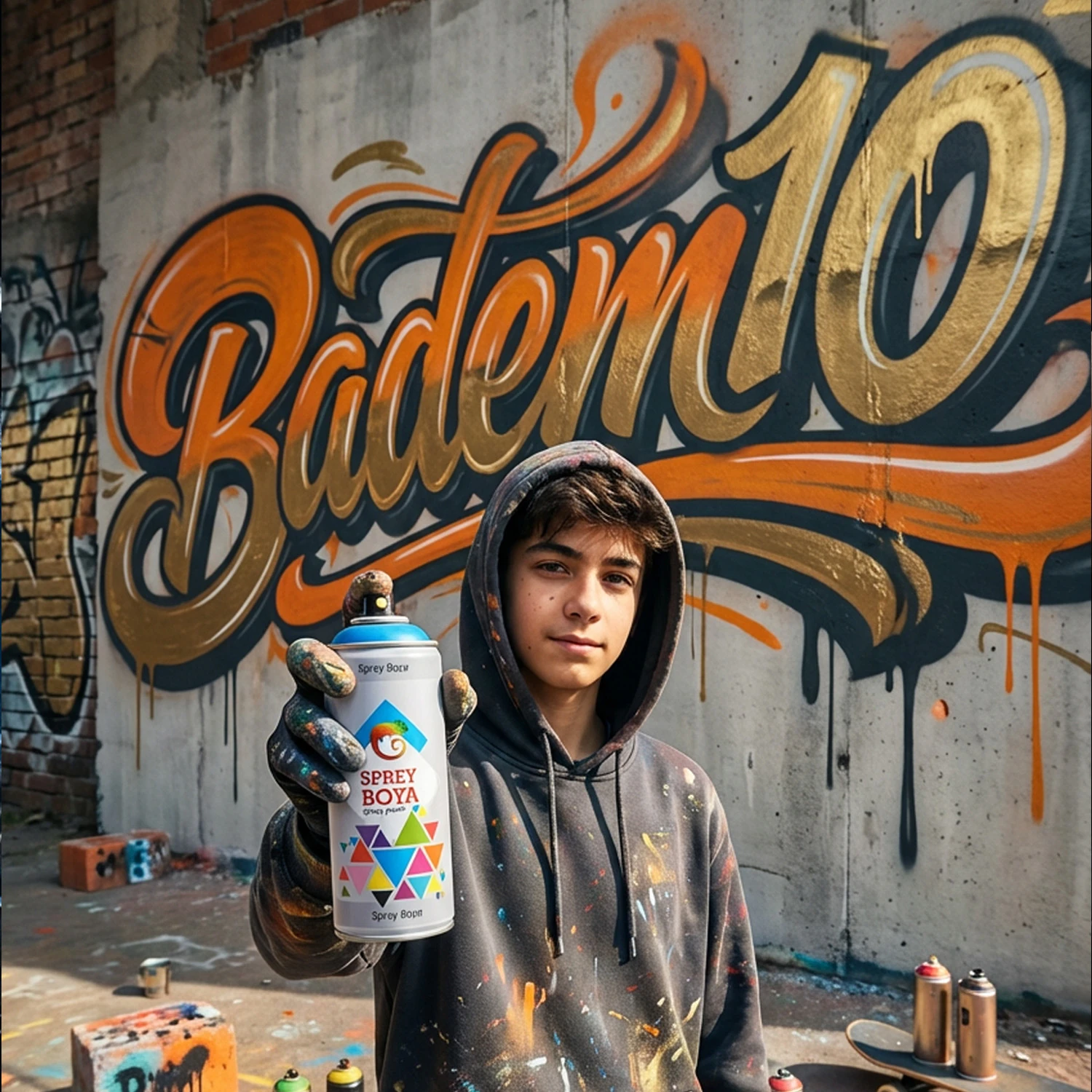 Mavi Sprey Boya 400 ml – Metal Ahşap Plastik Beton Yüzeylere Uygun Hobi Dekoratif Amaçlı Sprey Boya