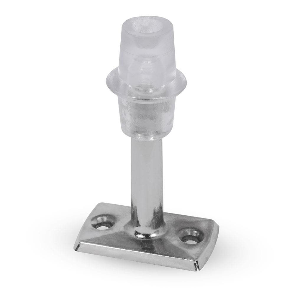 Kapı Stoperi Tamponu Durdurucu Tutucu Krom Metal 8 cm Kapı Stopu Silikonlu (5 ADET)