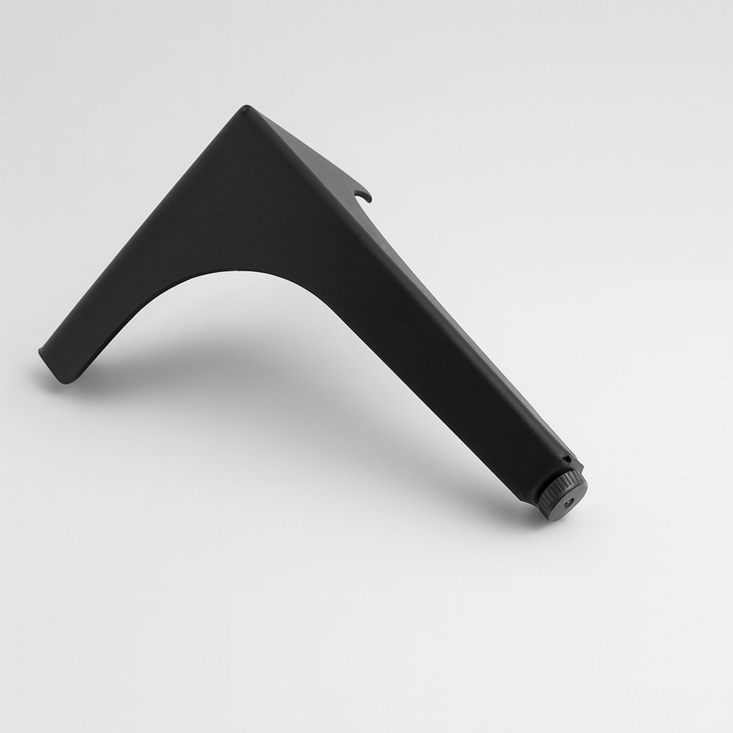 Dekor 17 cm Siyah Metal Mobilya Ayağı Dayanıklı Modern Tasarım Koltuk Sehpa Masa TV Ünitesi Uyumlu