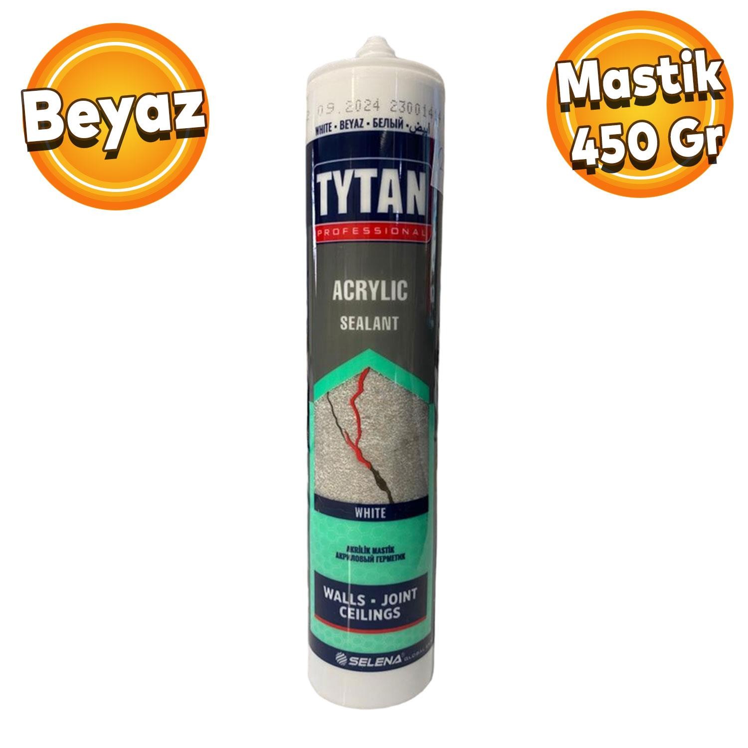 Tytan Genel Amaçlı Beyaz Akrilik Mastik Silikon 450 GR 