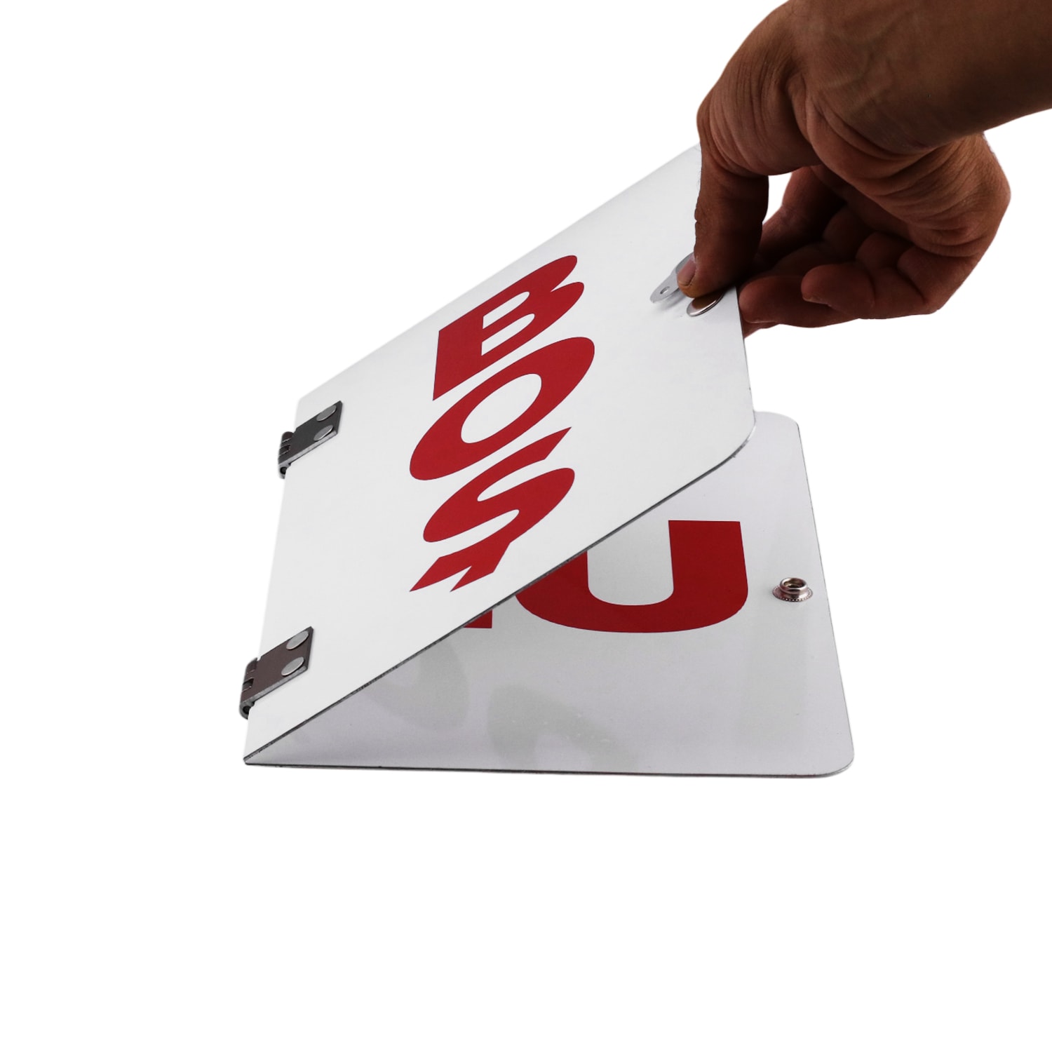 ADR Metal BOŞ- DOLU Uyarı Levhası 40x30 cm Reflektörlü Parlayan Katlanır Uyarı Levha 1 Adet