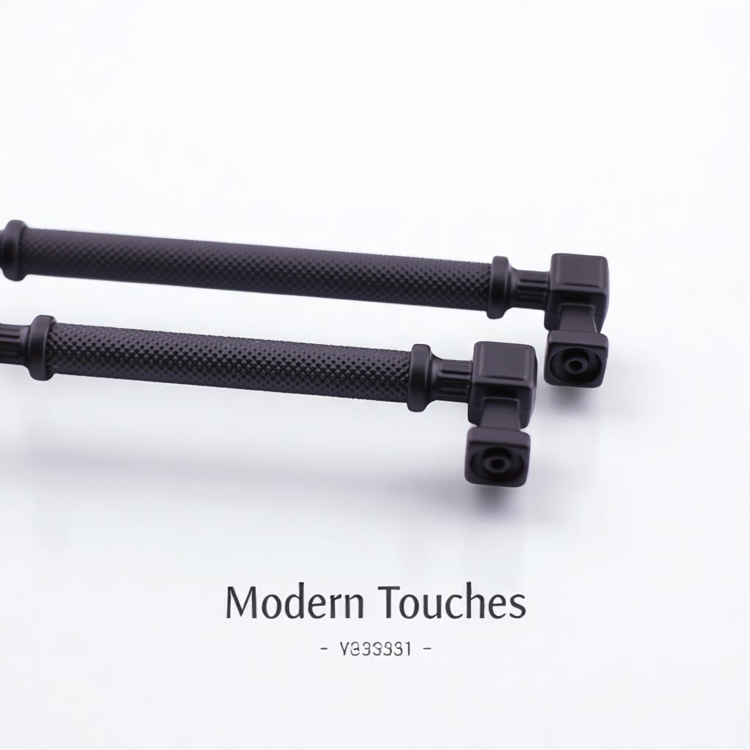 Grip Desenli Mat Siyah Metal Kulp 128 mm Mobilya Çekmece Mutfak Dolabı Dolap Modern Kapak Kulpları