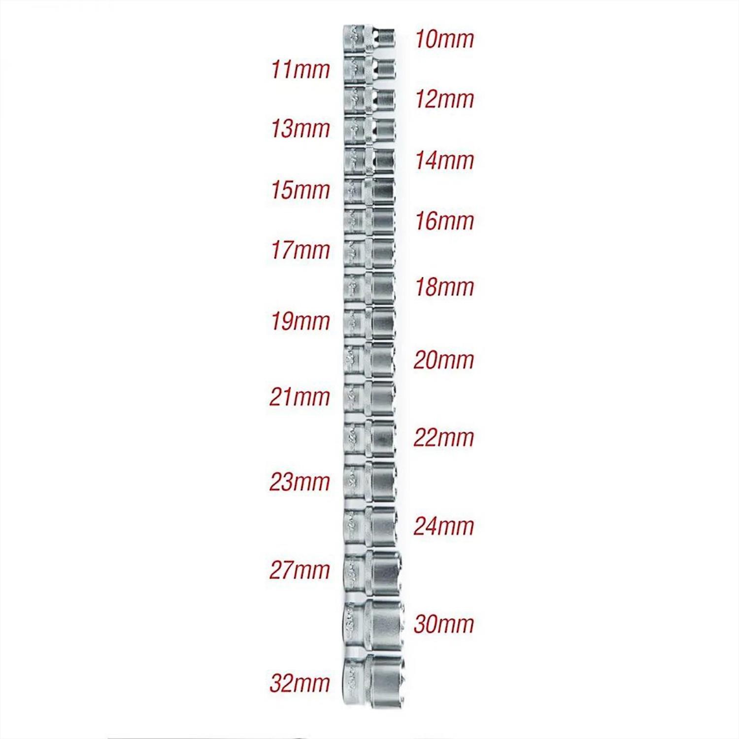 25 Parça Lokma Takımı Uzatma T Kolu Buji Lokma Araç Tamir Cırcır Kolu Cırcırlı Yüksek Kalite 1/2 