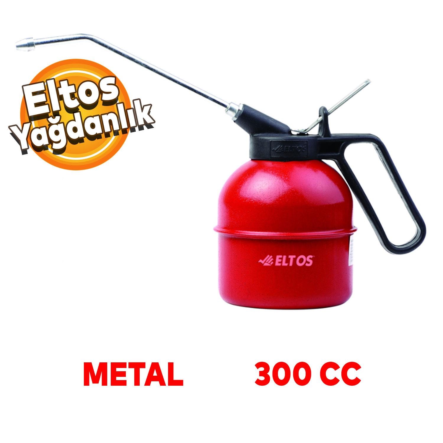 Eltos  Metal Gövde Plastik Saplı Yağdanlık 300 ml