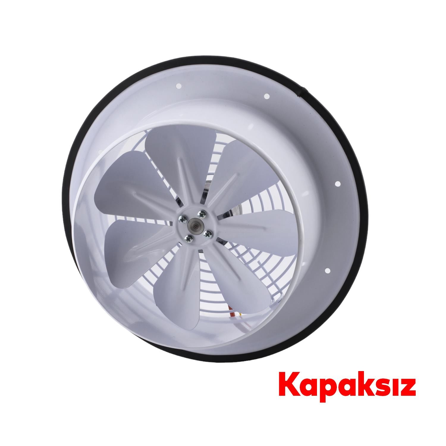 Vantilatör Banyo Wc İşyeri Havalandırma Aspiratörü Fanı Kirli Hava Kötü Koku Metal 200 mm