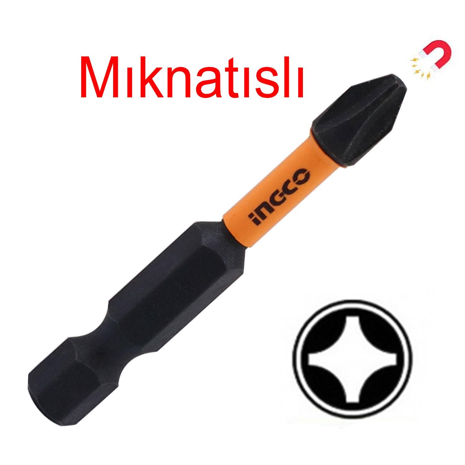 5 Adet Mıknatıslı Matkap Bits Uç Ph2 50 mm Vida Sökme 5 cm Yıldız Matkap Vidalama Ucu S2 Çeliği