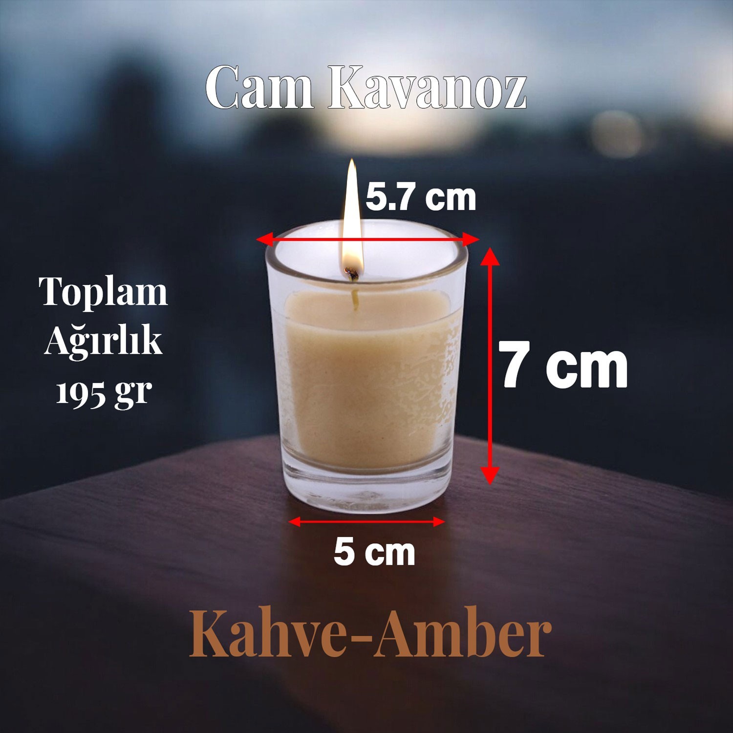 Kokulu Mum Dekoratif Mini Cam Kavanoz Bardak Mumluk Kandil Hediyelik Kahve Amber Kokulu Mumlar