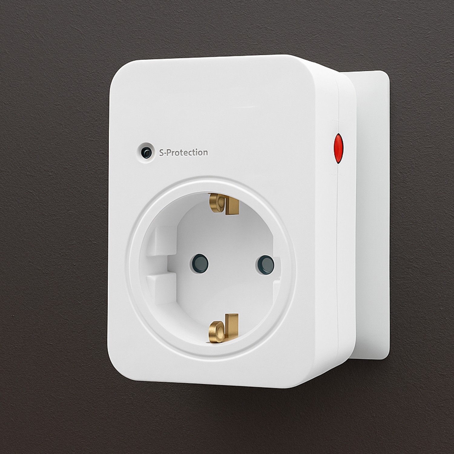 Akım & Şok Korumalı Tekli Priz Açma Kapama Düğmeli Çoçuk Korumalı Fiş 720 Joule IP20 3600 W Koruma