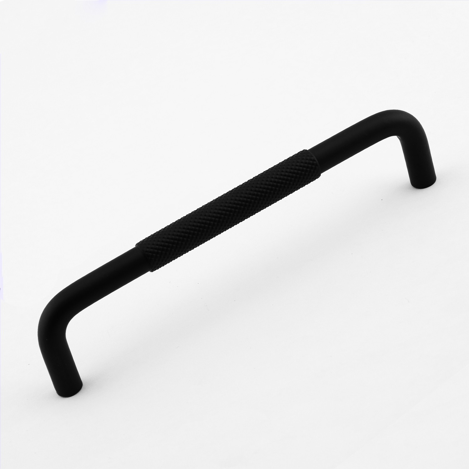 Uber Tırtıklı Mat Siyah Metal Kulp 160 mm 16 cm Mobilya Çekmece Mutfak Dolabı Dolap Kapak Kulpları