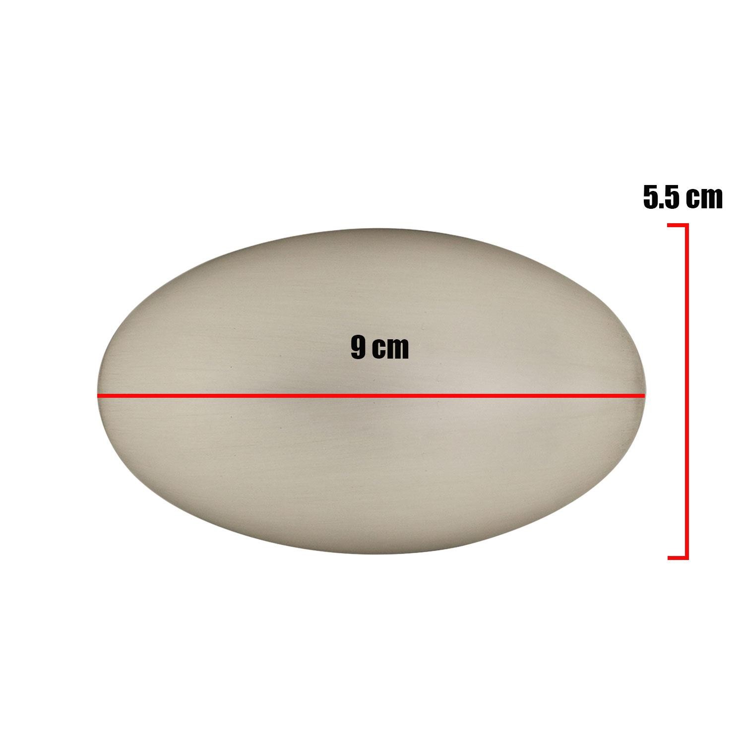 Çekmece Dolap Dolabı Kapak Kulpu Kulpları Kulbu 65 Mm Oval Saten Metal Kulp Mobilya Mutfak