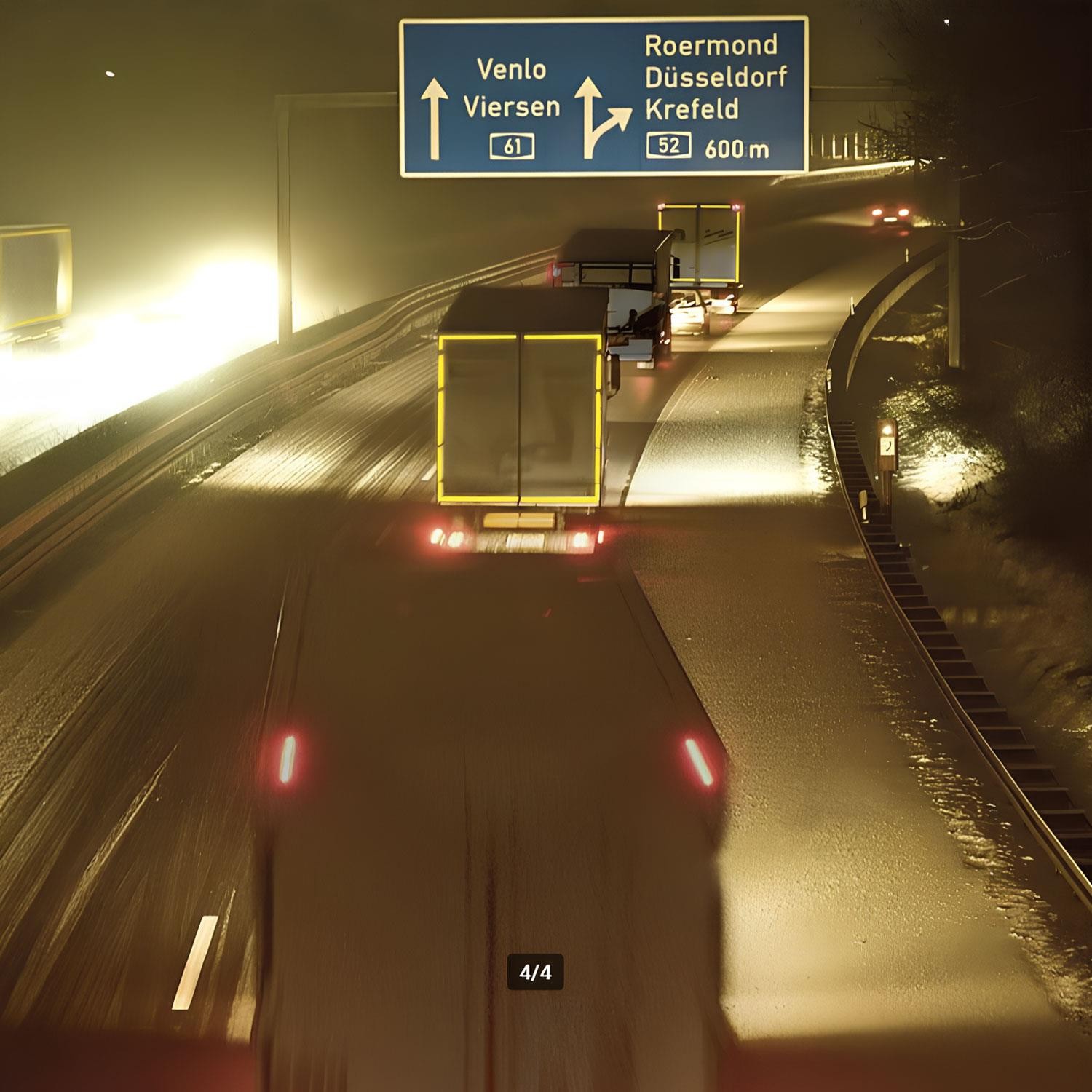 Tüvtürk Onaylı 1 Metre Sarı Parçalı Reflektörlü Reflektif Fosforlu Şerit Bant Kesikli İkaz Bandı