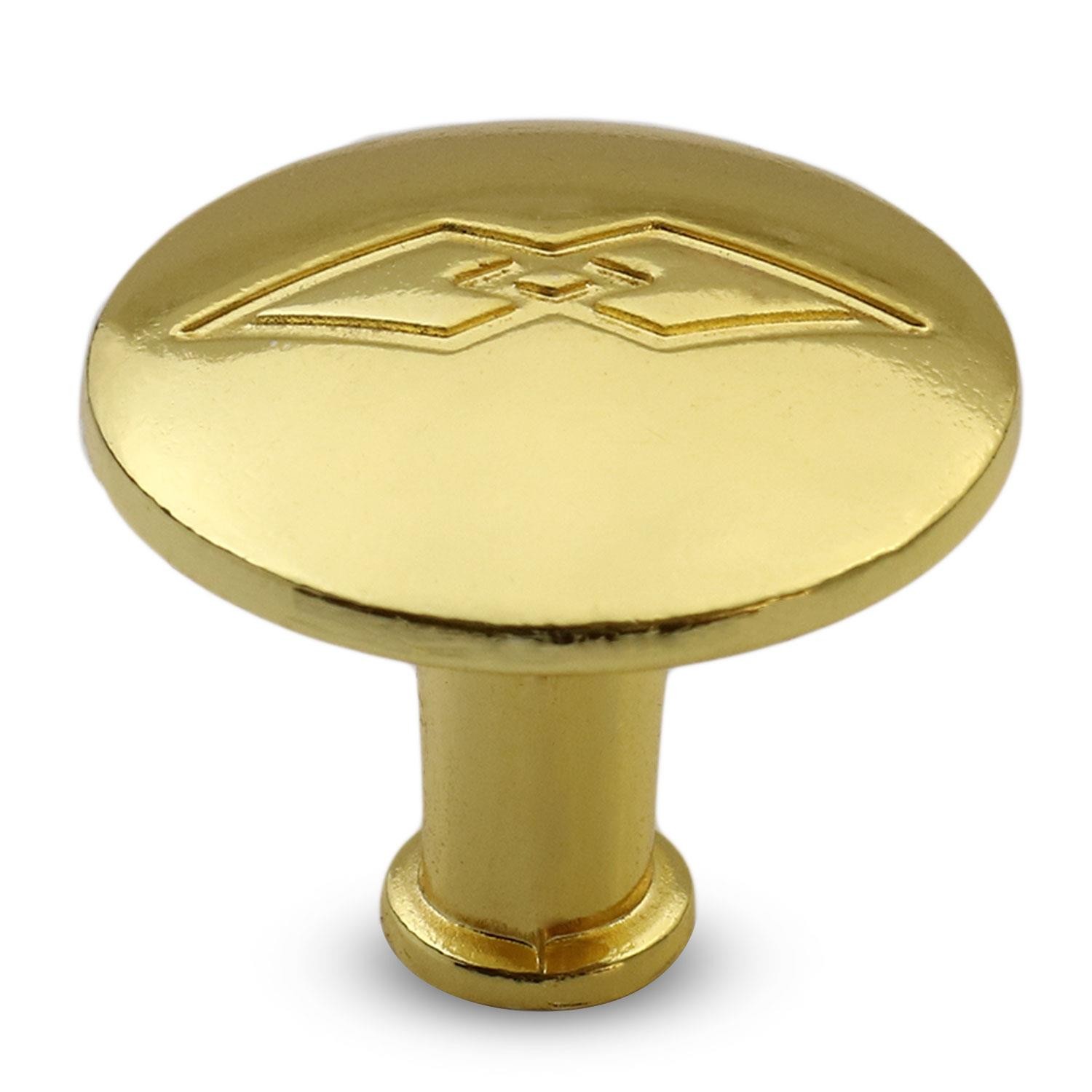 Big Baklavalı Düğme Çekmece Dolap Kapak Kulpu Kulbu Gold Metal Kulp