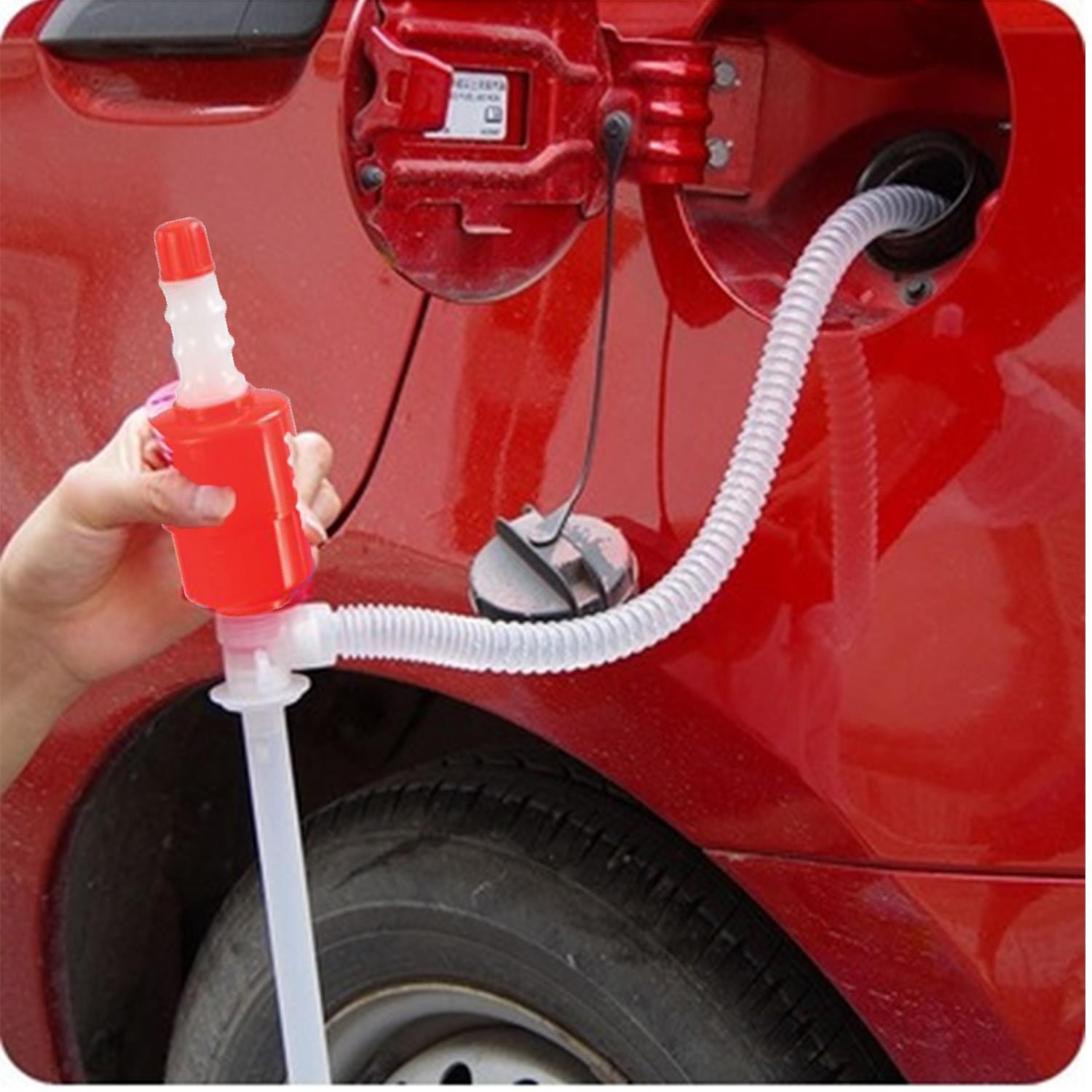 Araba Araç Otomobil Benzin Mazot Su Pompası Yakıt Transfer İkmal Aktarma Plastik Pompa Vak Vak