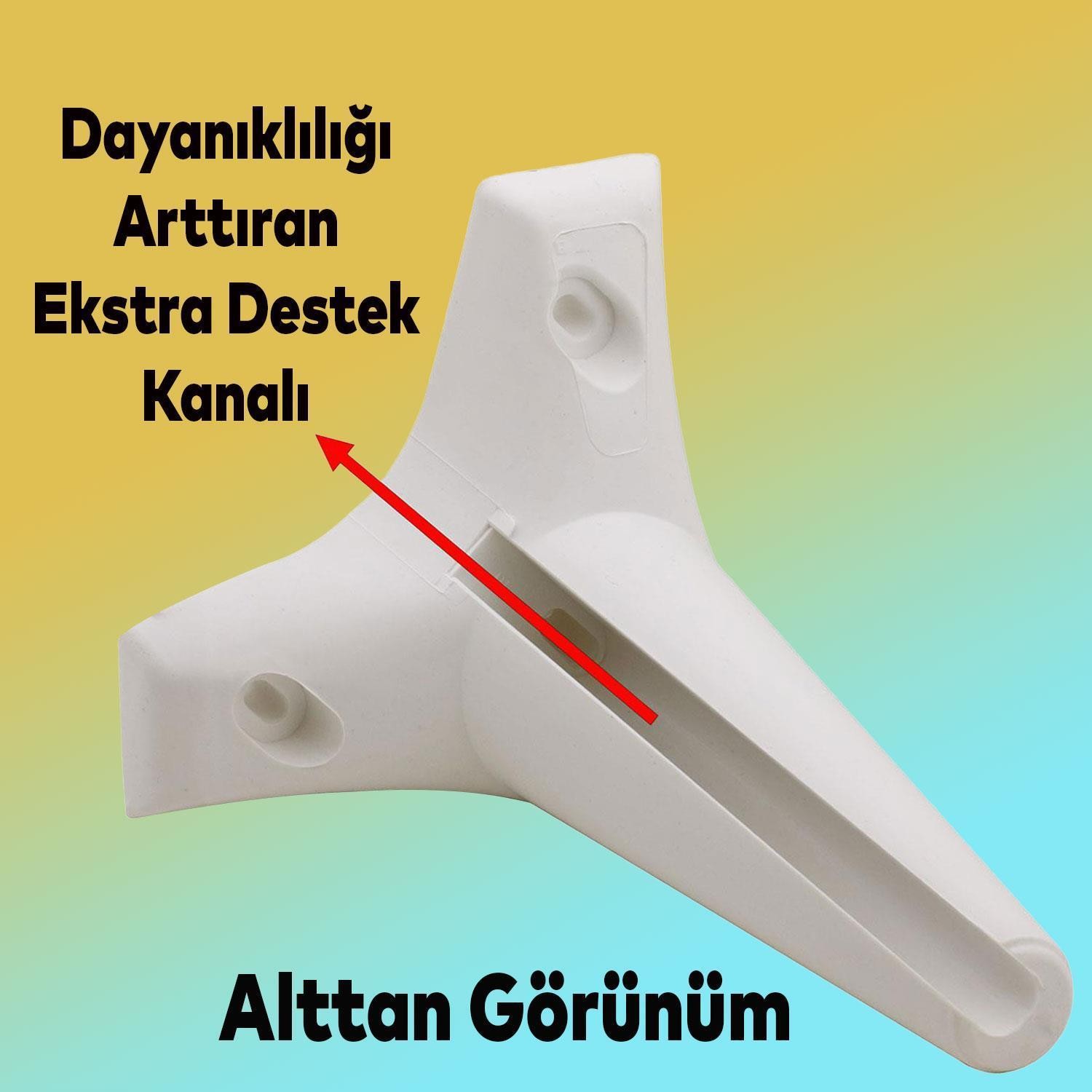 Aspen 12'li Set Mobilya Kanepe Koltuk Tv Ünitesi Baza Ayağı Ayakları Destek 15 Cm Robot Süpürge
