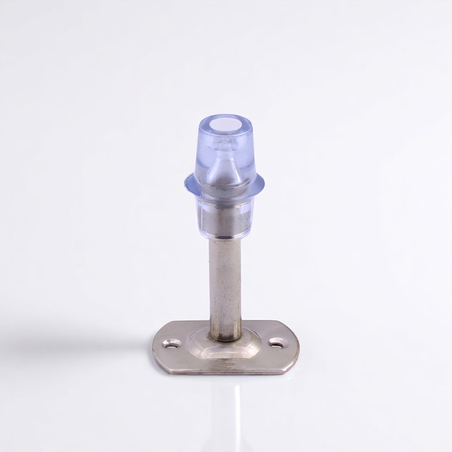 Kapı Stoperi 5 ADET Tamponu Gümüş Krom 8 cm Metal Kapı Durdurucu Tutucu Kapı Altı Üstü Kolu Stopu