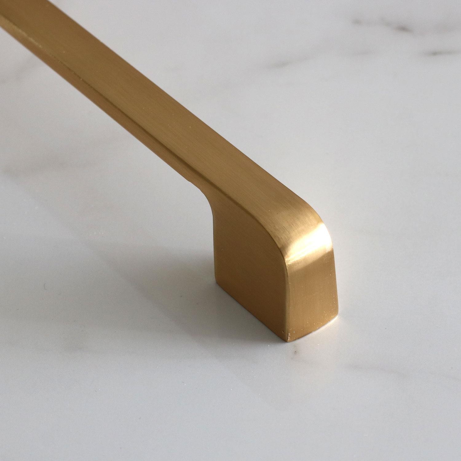 Arel Kulp Mat Gold 160 mm Mobilya Mutfak Dolabı Çekmece Dolap Kulpları Kapak Kulpu Kulbu Altın Metal