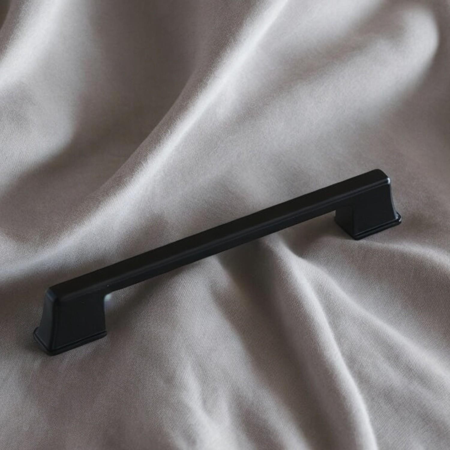 10 Adet Cemre Kulp 160 mm Siyah Metal Mutfak Mobilya Çekmece Mutfak Dolap Dolabı Kapak Kulbu 16 cm
