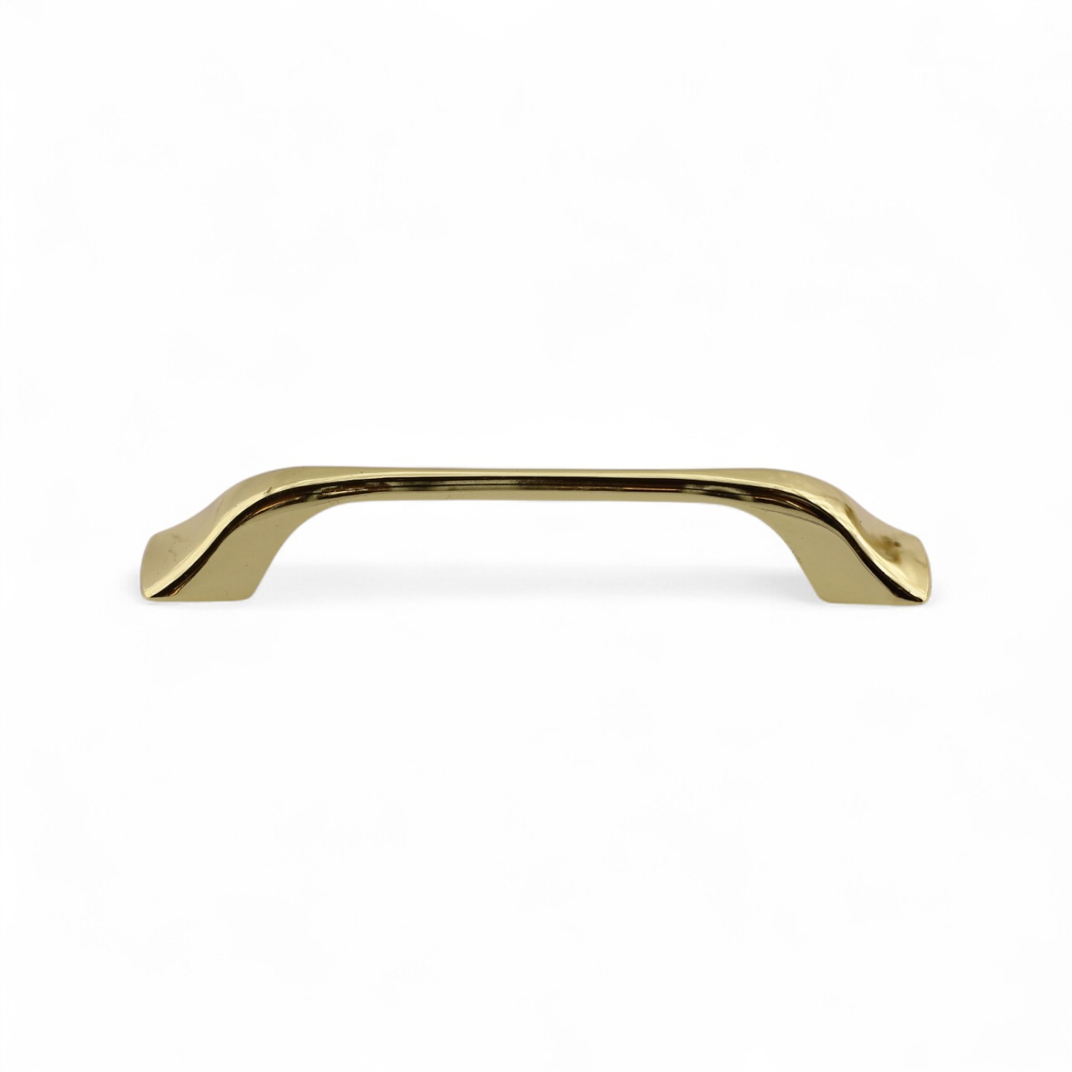Ovit Metal Parlak Altın Gold Kulp 128 mm Mobilya Çekmece Mutfak Dolabı Dolap Kapak Kulpları Kulb