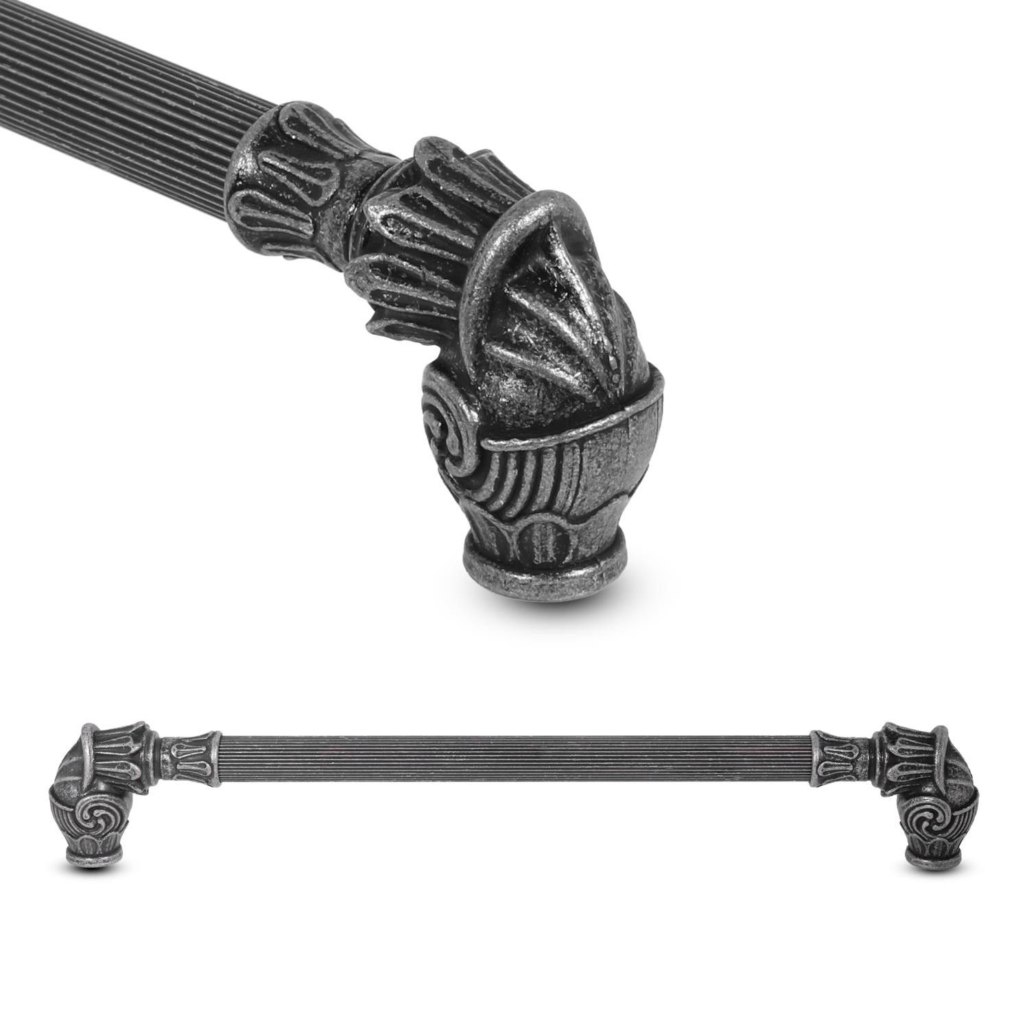 Alyans Çekmece Dolap Kapak Kulpu Kulbu 224 mm Rustik Metal Kulp