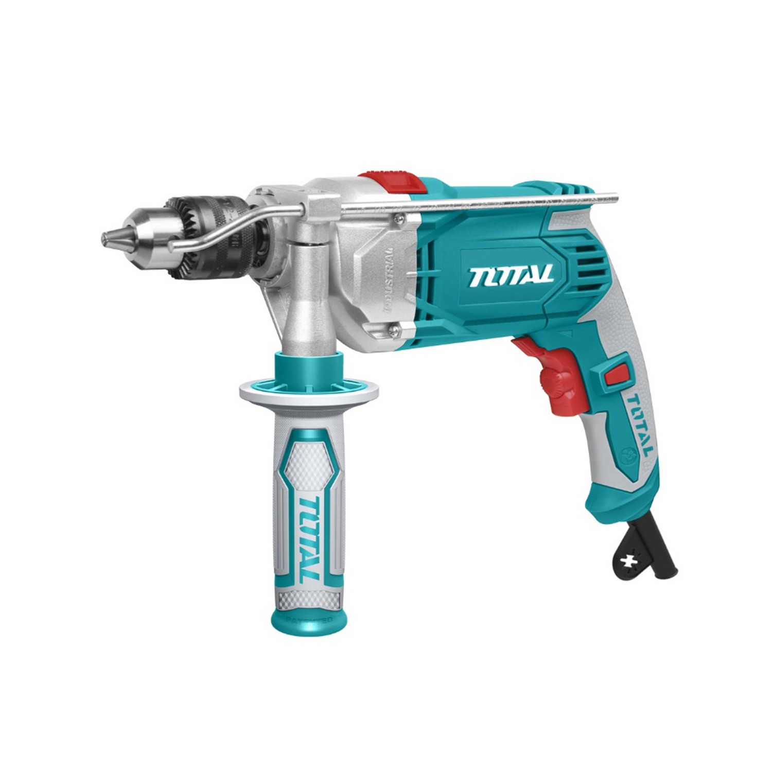 Total Darbeli Matkap 1010 W TG111136 Metal Beton Ahşap Kömürlü Delme Kırıcı Delici 