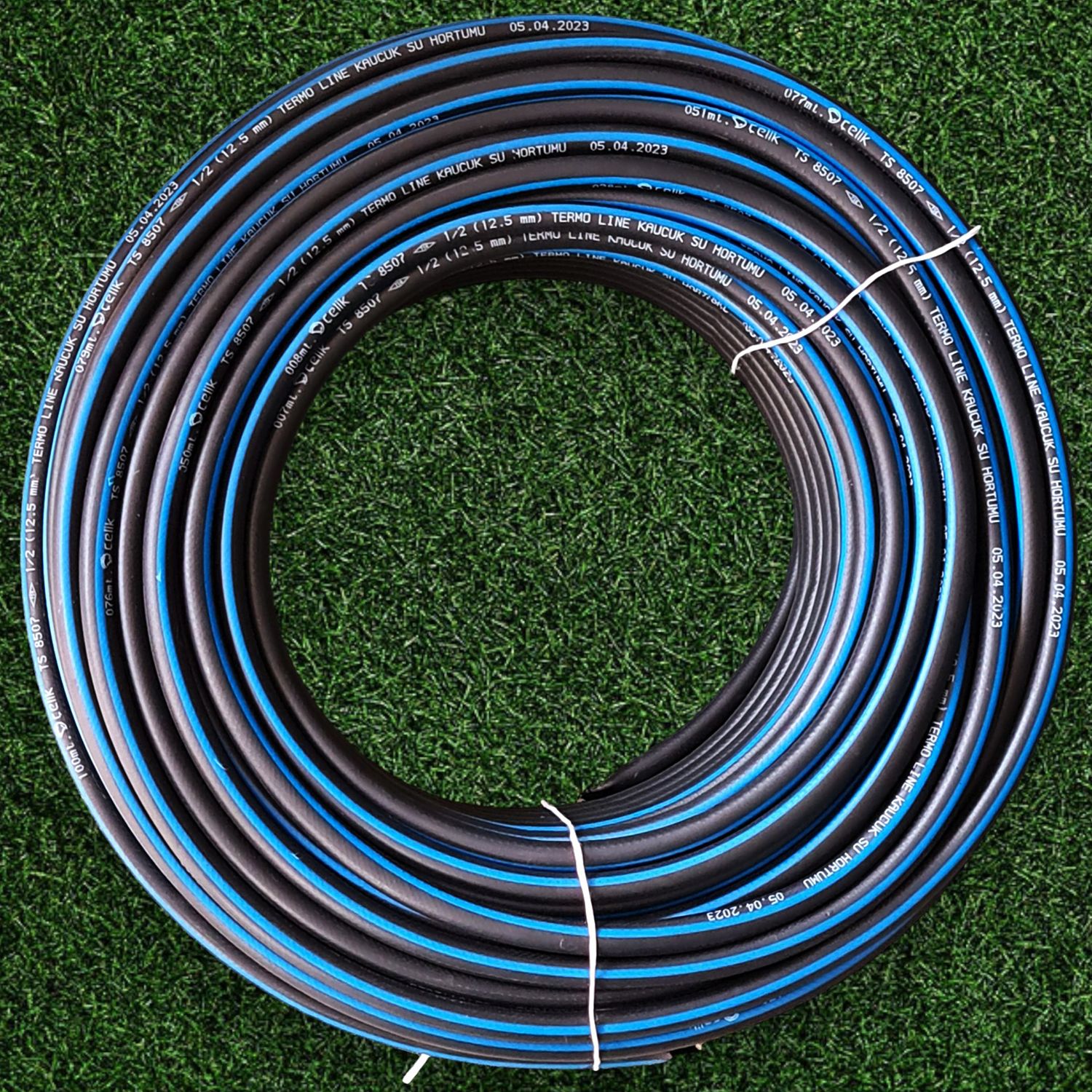 Termo Kauçuklu Bahçe Hortumu 20 Metre Dayanıklı 3 Katlı Sağlam Su Sulama Yıkama Hortum 12.5 mm 1/2"