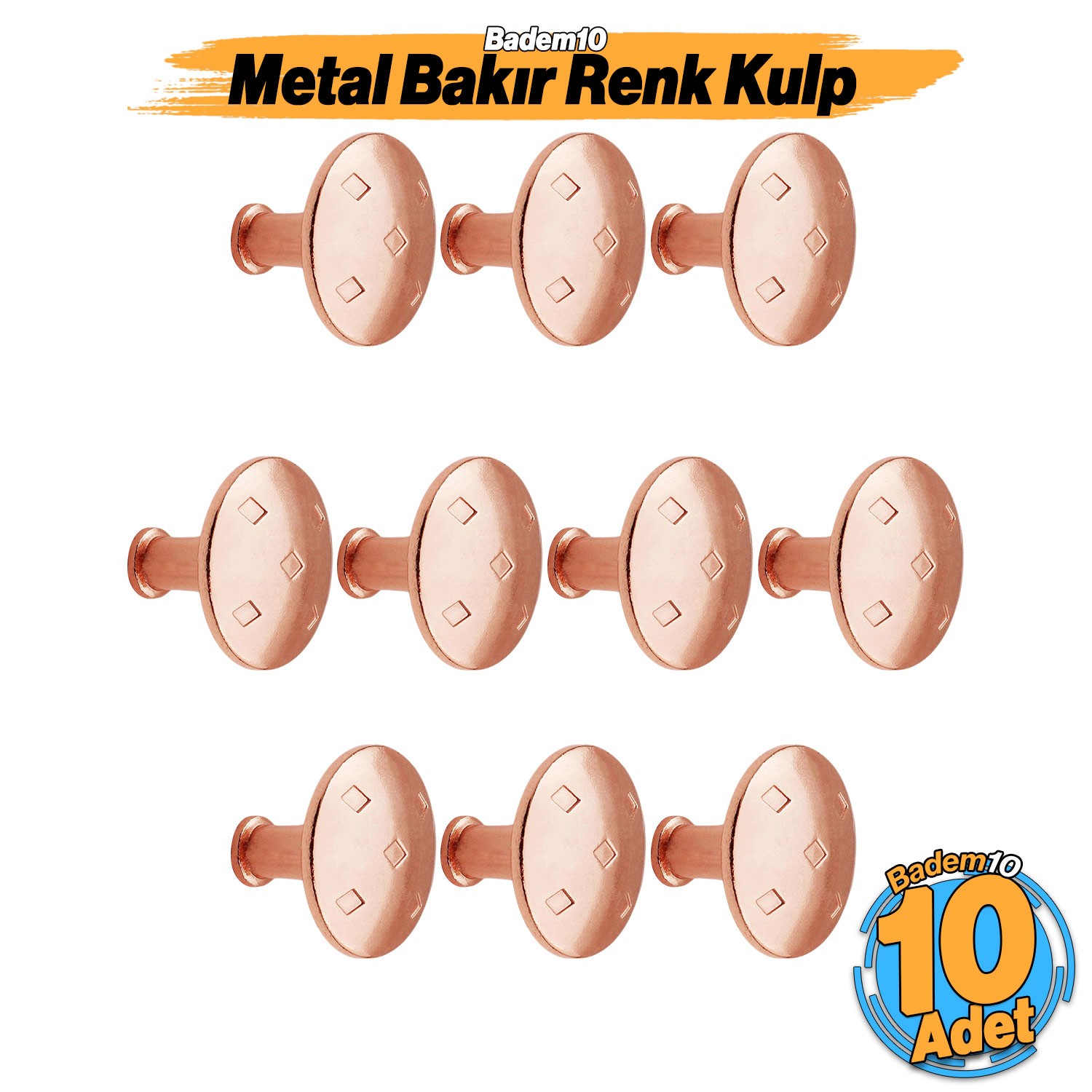 Big Düğme 10 ADET Kulp Mobilya Mutfak Çekmece Dolap Dolabı Kapak Kulpu Kulpları Kulbu Bakır Metal