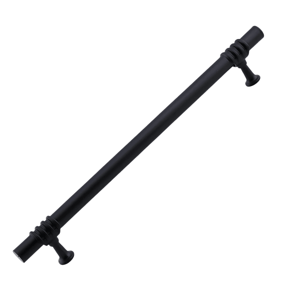 Eylül (224 mm - 22.4 cm) Siyah Metal Mobilya Mutfak Çekmece Dolap Dolabı Kapak Kulbu Kulpu Kulpları