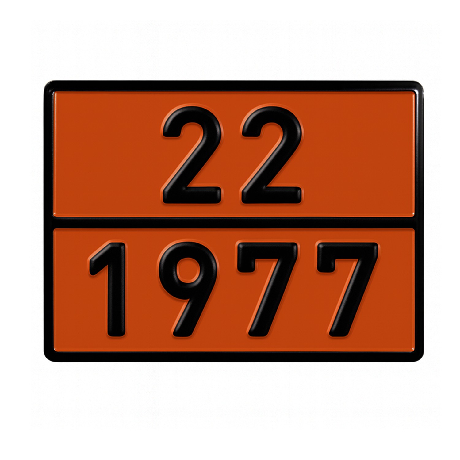 Metal 40x30 cm Levha (1 Adet) 22-1977 Likit Azot Uyarı Levhası Alüminyum Taşımacılık Tehlikeli Madde