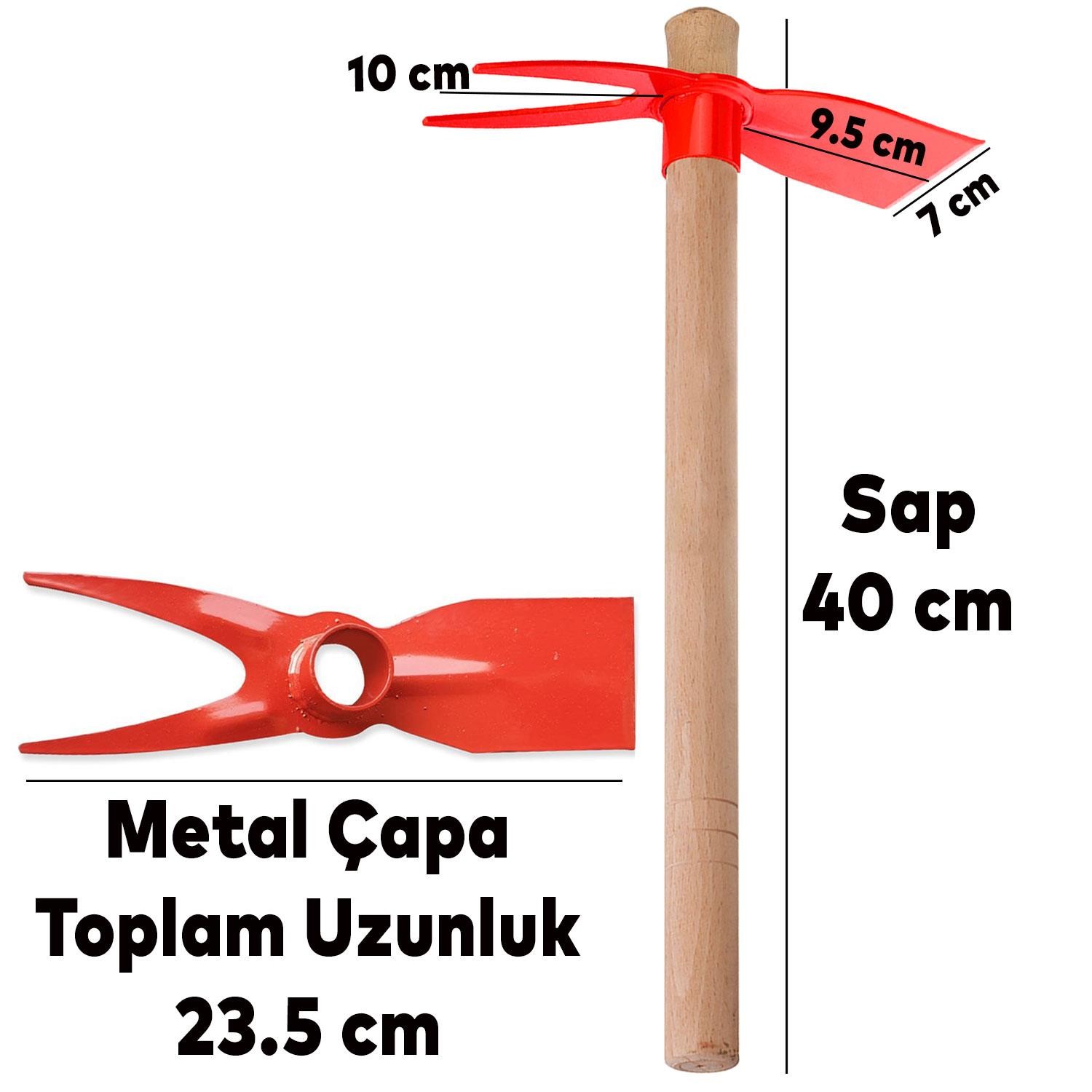 Eltos Saplı Çatal Çapa Bahçe El Çapası 40 cm