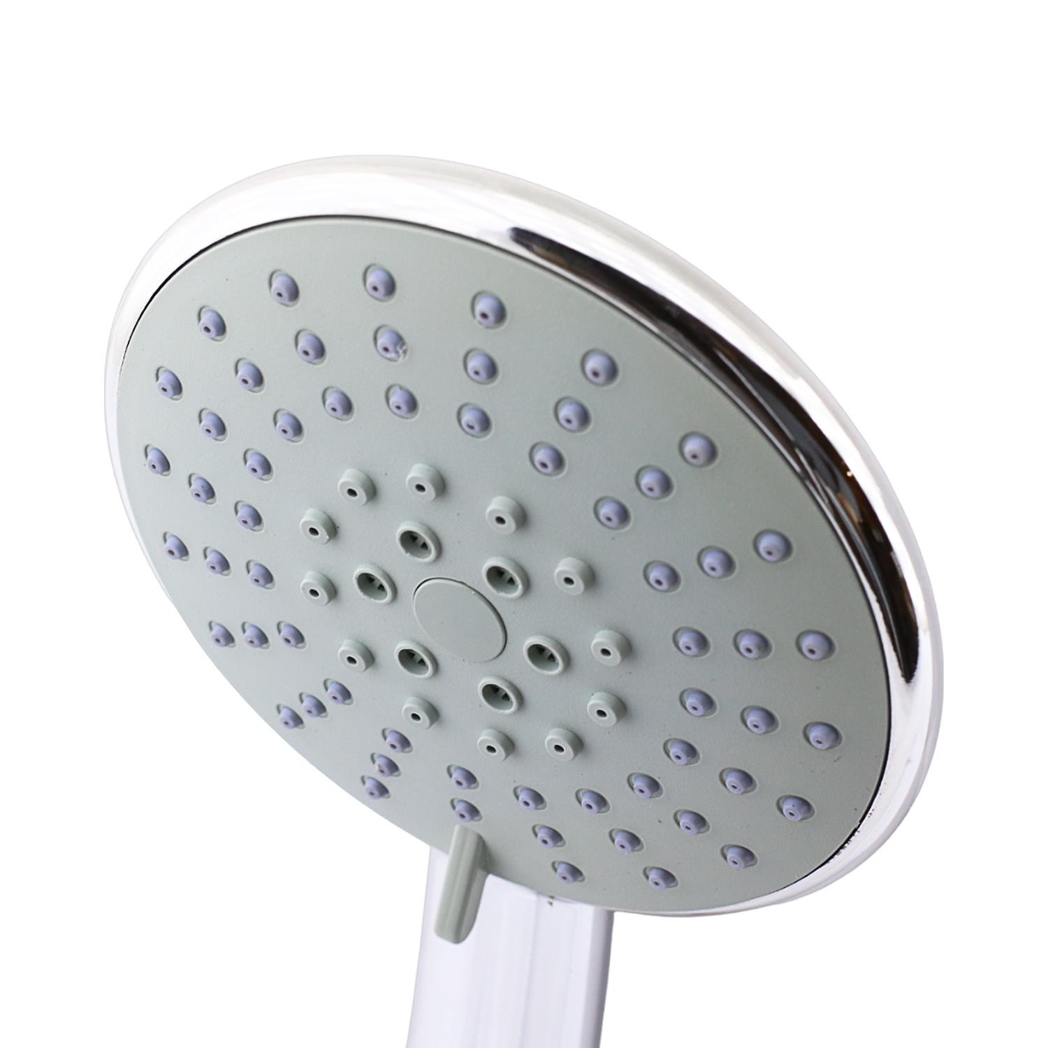 Duş Seti Fişkiye Banyo Duş Fonksiyonlu Set Fiskiyesi Telefonu Yuvarlak Klasik Başlık Metal Hortum