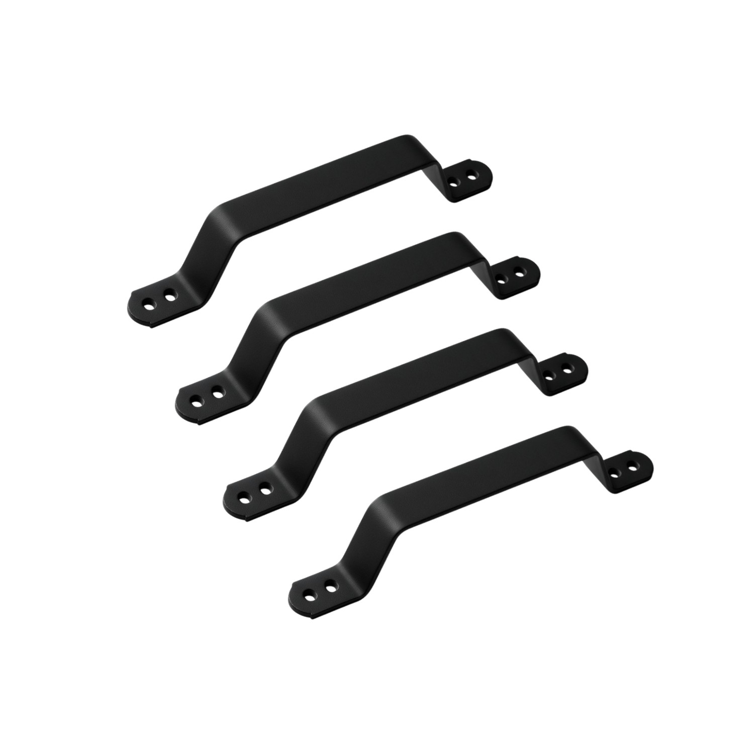 Mat Siyah Renk Metal El Tutamagı (4 Adet) Çekme Kolu Kapı Tutma Kulbu 17 cm Kulp Kapı Tutamağı Kulbu