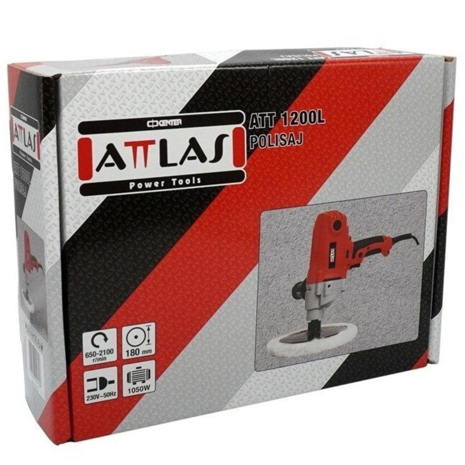 Attlas ATT 1200L Dikey Devirli 180 mm Polisaj Makinesi 1050W