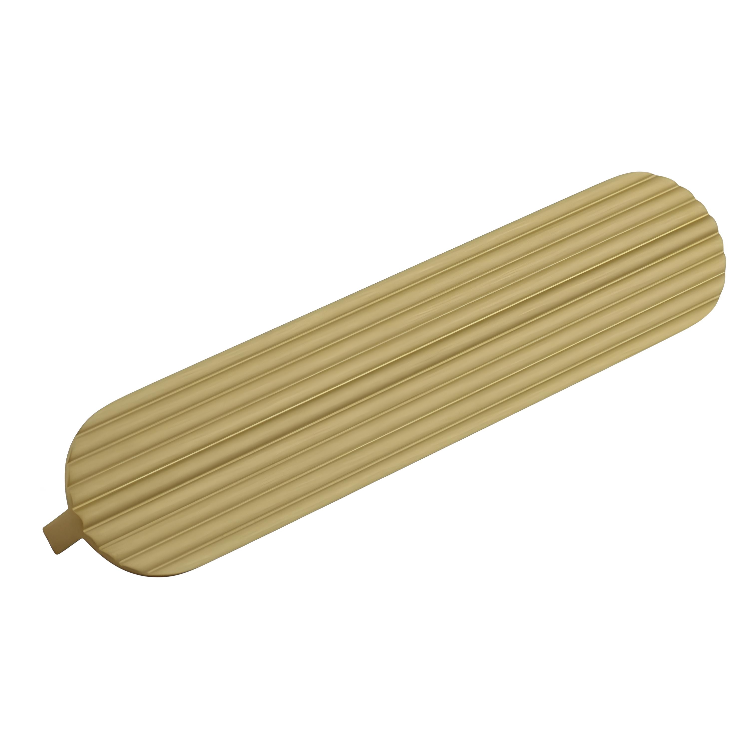 Teke Mat Altın Metal Kulp 224 mm 22,4 cm Mutfak Dolabı Kulbu Kulpu Mobilya Çekmece Dolap Kulpları