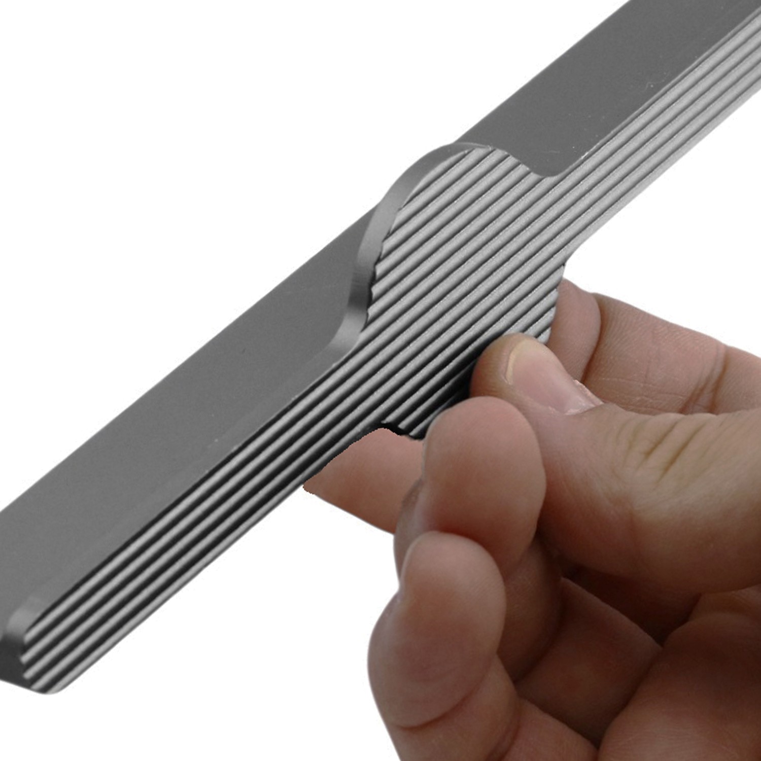 Saral Çizgili Füme Renk Metal Kulp 320 mm 32 cm Mobilya Çekmece Mutfak Dolabı Dolap Kapak Kulplar