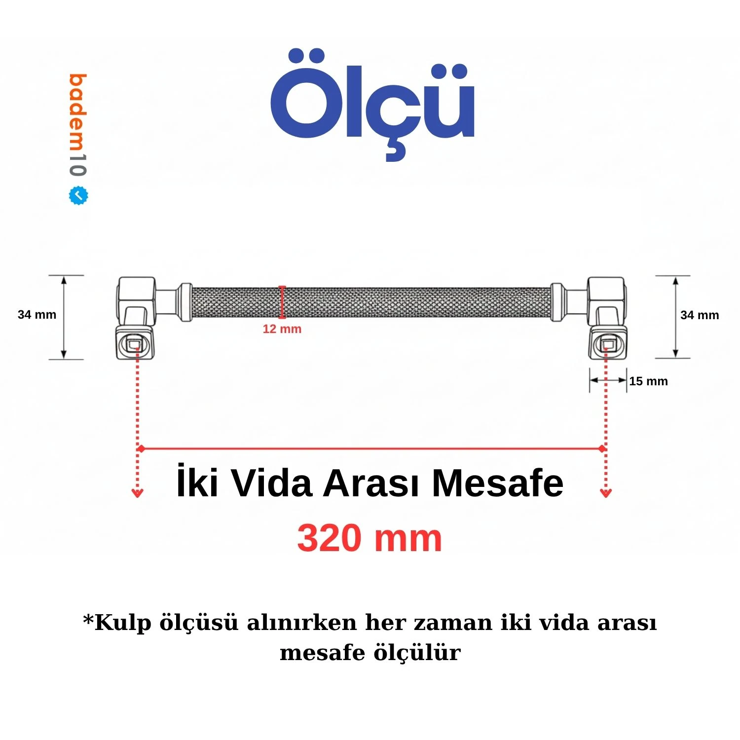 Talas Soft Füme Renk Metal Kulp 320 mm Tırtıklı Kulpları Mobilya Çekmece Dolap Kapak Kulpu Dayanıklı
