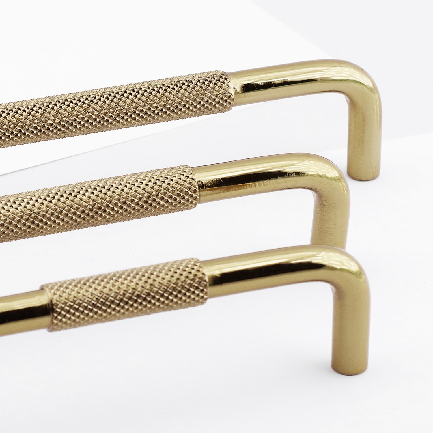 Tırtıklı Altın Gold Metal Kulp 320 mm 32 cm Mobilya Çekmece Dolap Dolabı Modern Kapak Kulpları