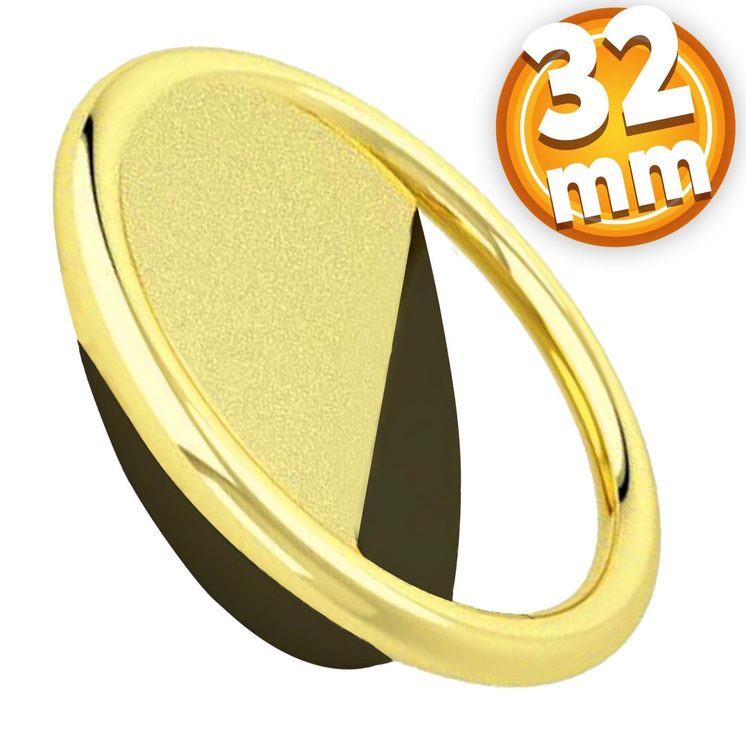 Rio Mobilya Çekmece Dolap Kapak Kulpu Kulbu 32 mm Plastik Matsiyah Altın Gold Kulp