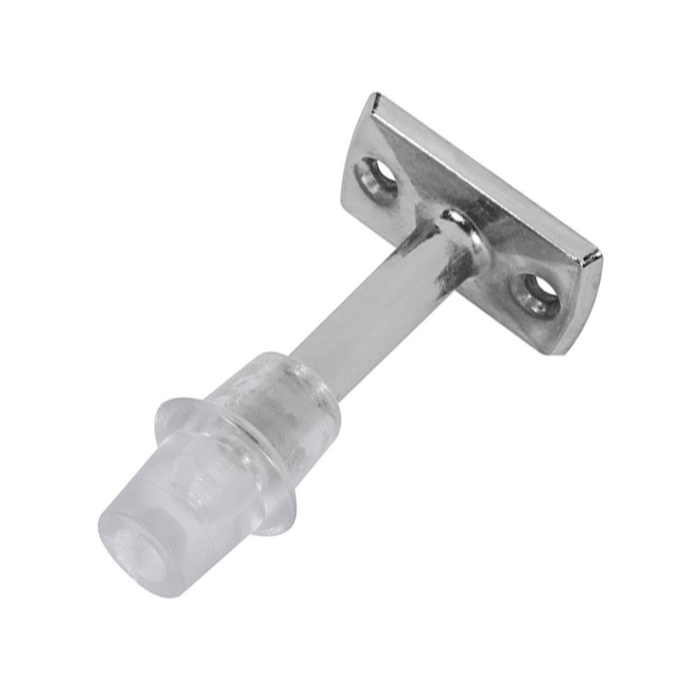 Kapı Stoperi Tamponu Durdurucu Tutucu Krom Metal 8 cm Kapı Stopu Silikonlu (5 ADET)