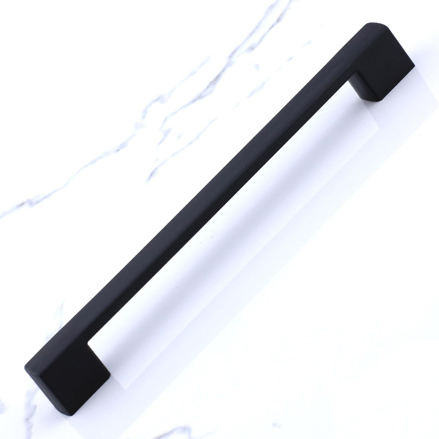 Gölcük 160 mm (SERT PLASTİK) Kulp Siyah Mobilya Çekmece Mutfak Dolap Dolabı Kulpu Kulbu Kulpları