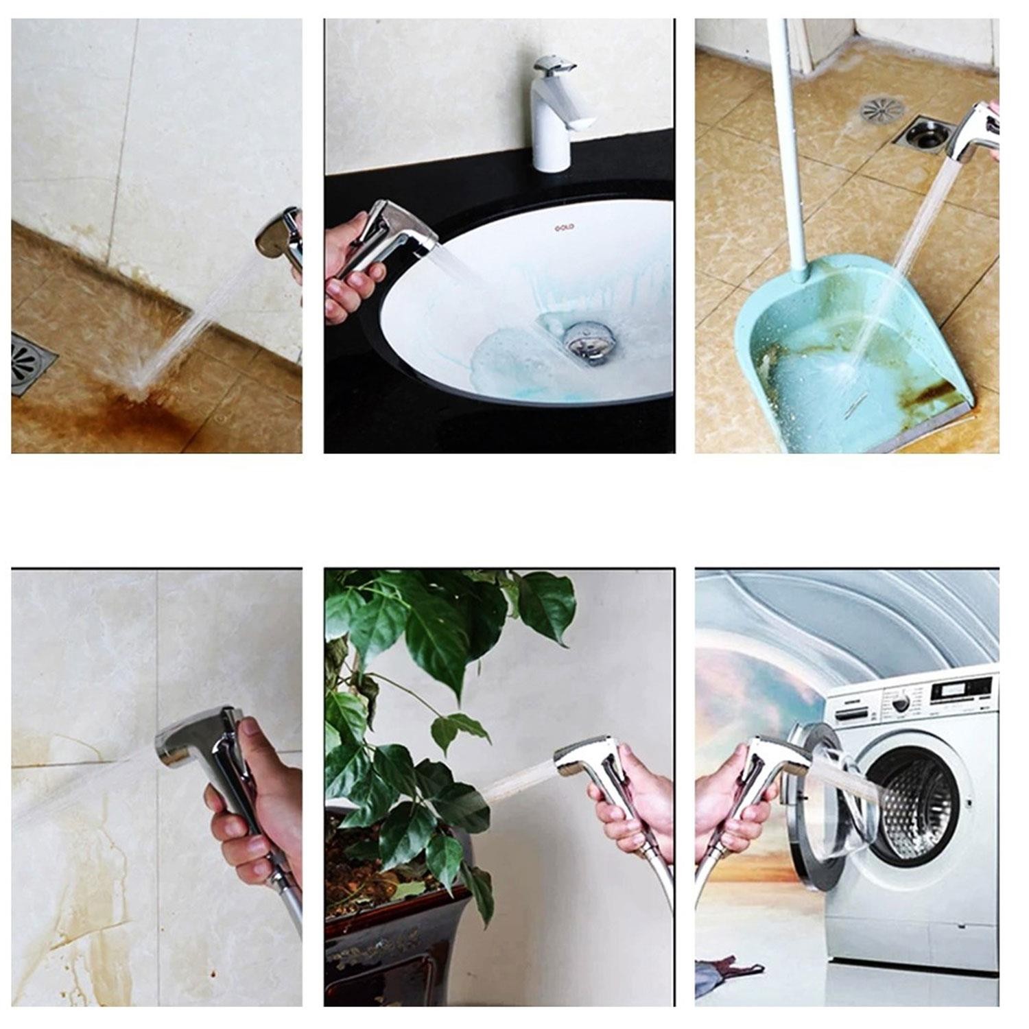 Ara Musluk Filtreli Tuvalet WC Banyo Klozet Bide Taharet Musluğu Bebek Hayvan Araba Yıkama Musluğu