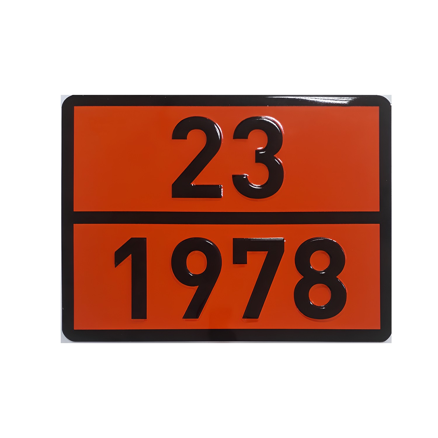 Metal 40x30 cm Levha (1 Adet) 23-1978 Likit Propan Sıvı Propan Taşımacılığı Tehlikeli Madde