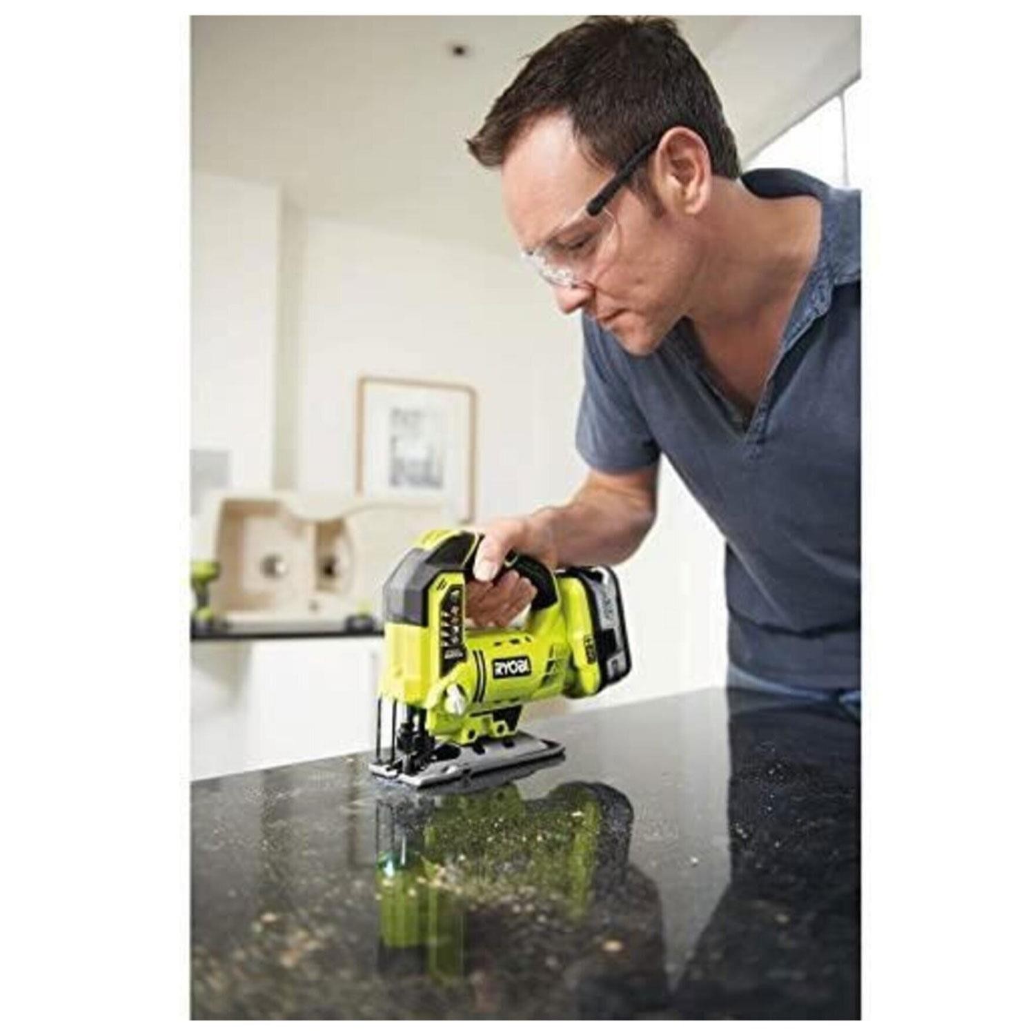 Ryobi R18JS-120S Akülü Dekupaj Testere ahşap ve metal Kesme 18V