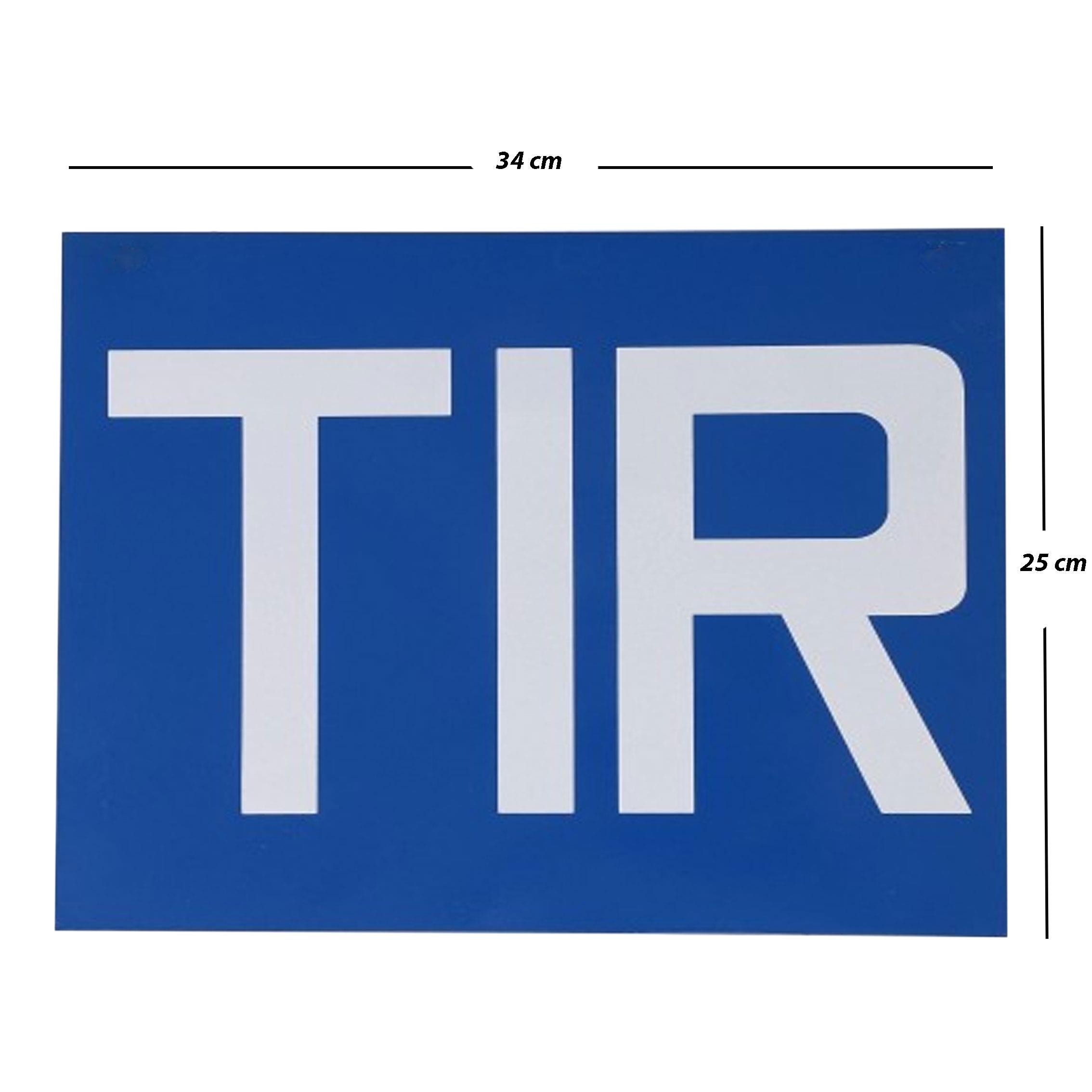 ADR Tır Yazısı Uyarı Etiketi Mavi 25 x 34 Cm