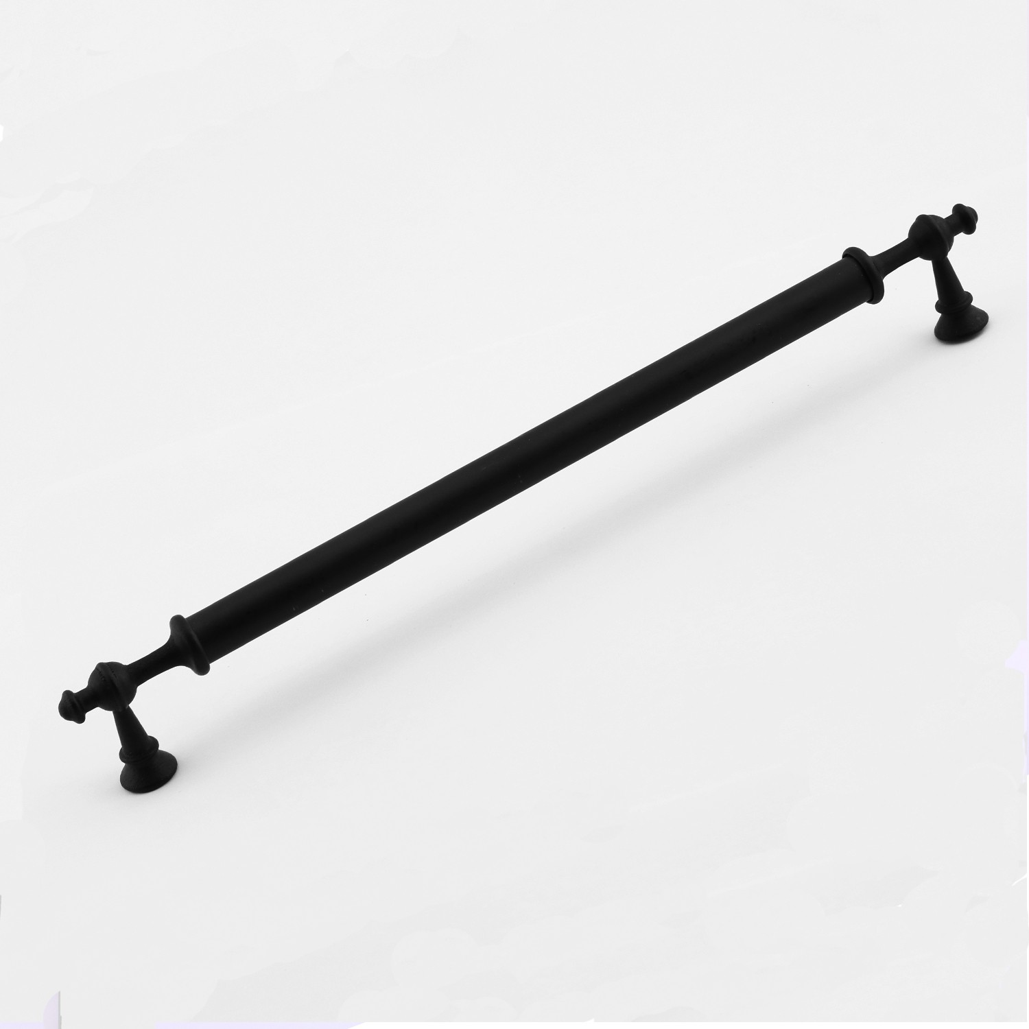 Lüks Metal Kulp Melis (224 mm - 22.4 cm) Siyah Mobilya Mutfak Çekmece Dolap Dolabı Kulbu Kulpları