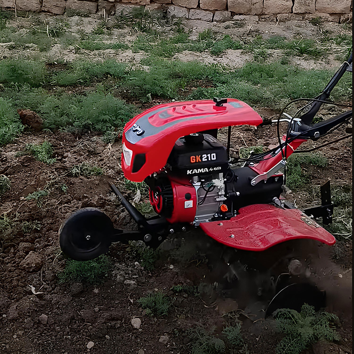 Benzinli Çapa Makinesi KGL100ZH 7 Hp Güçlü Motorlu Bahçe Toprak Çapalama ve Tarım İşleme Makinesi