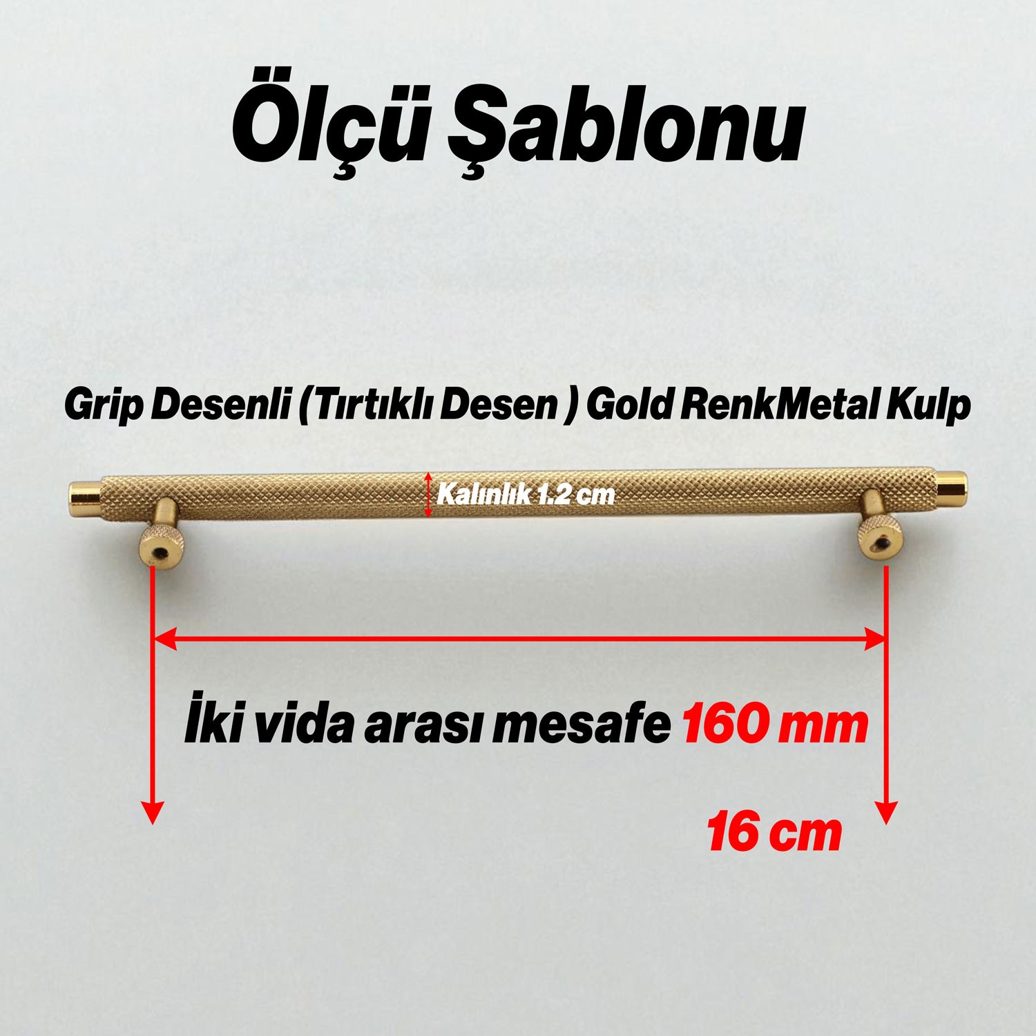 Martin Gold Metal Kulp 160 mm Mobilya Çekmece Mutfak Dolabı Dolap Modern Kapak Kulpları Grip Desen