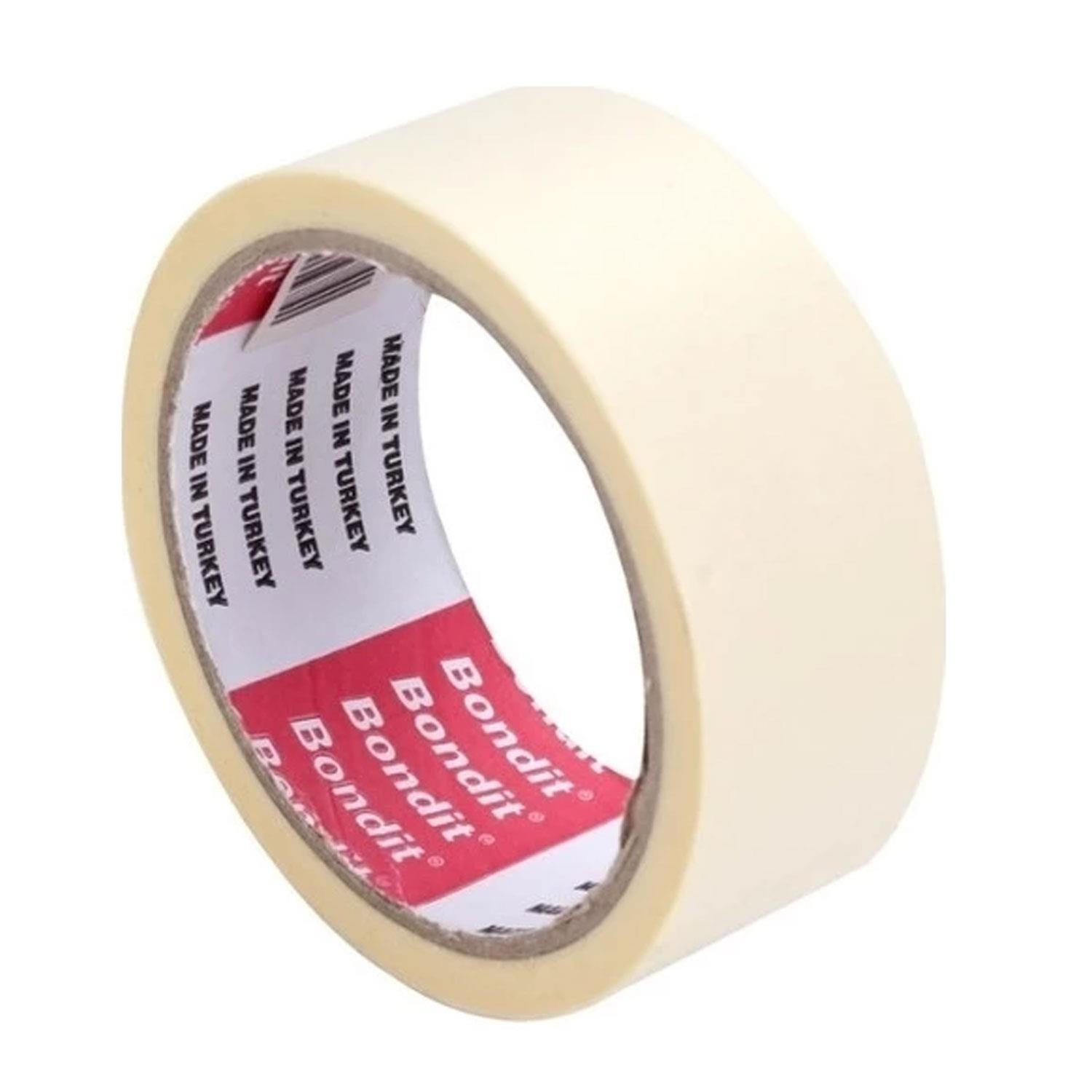Bondit Maskeleme Bandı Beyaz Kağıt Bant 36 mm x 25 Metre