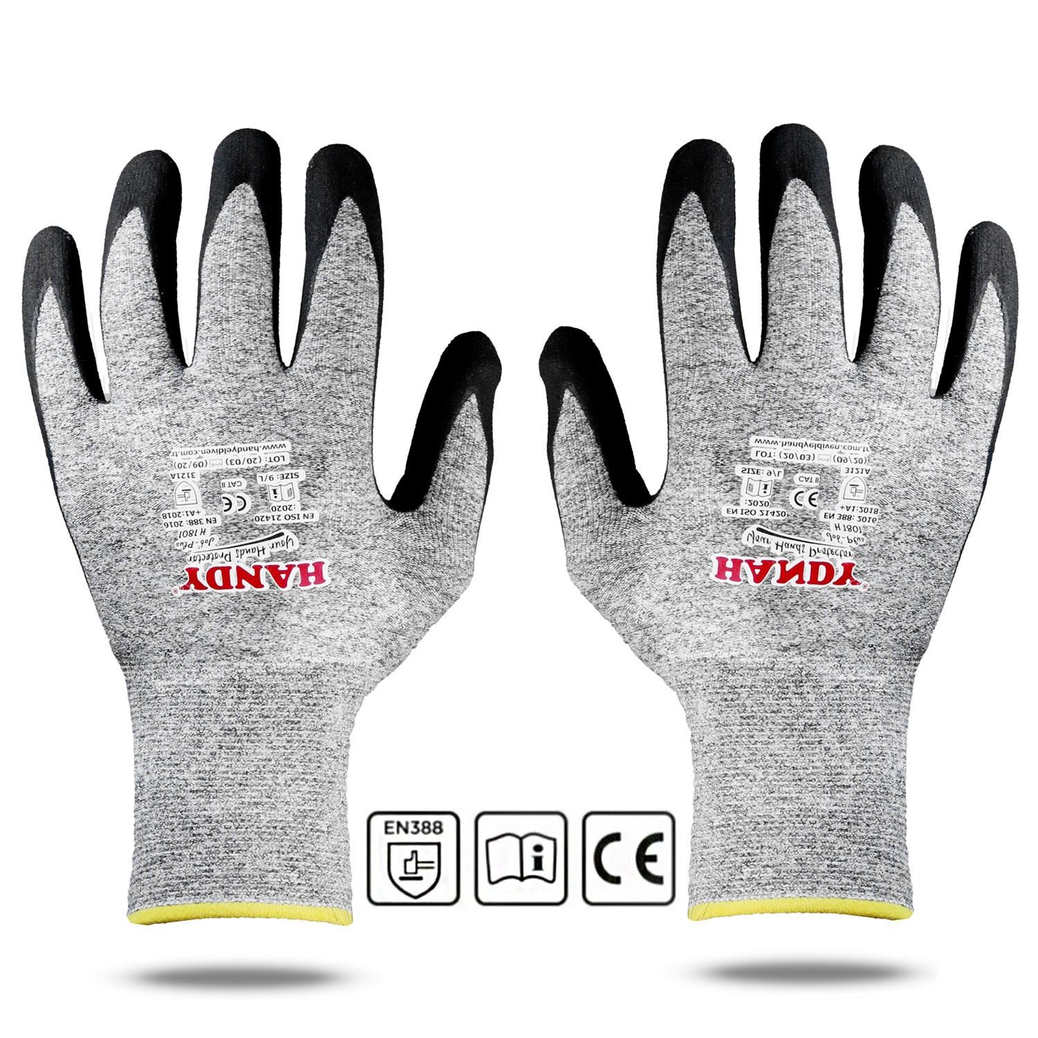 Handy H1801 Köpük Kaplı İş Eldiveni Sanayi İnşaat Usta Eldiven XL (6 ÇİFT)