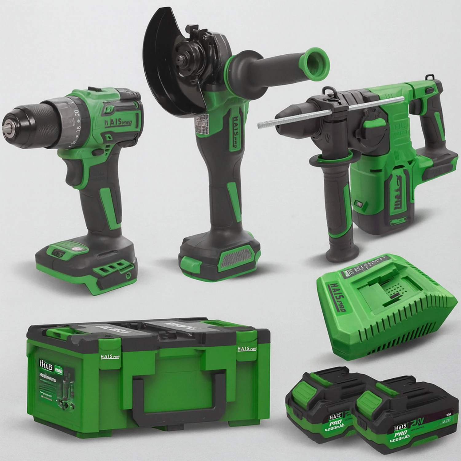 Akülü Matkap Vidalama Seti 3’lü 21V Tork Şarjlı Delme ve Vidalama Seti Matkap+Taşlama+Kırıcı Delici