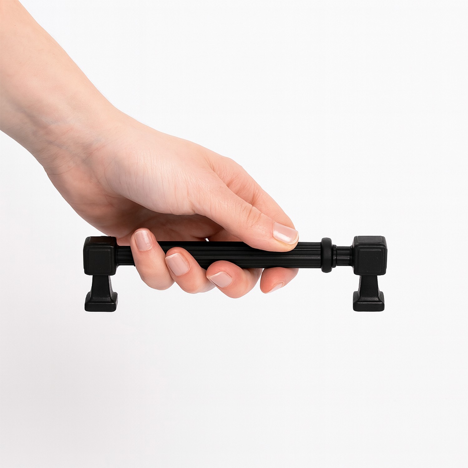 Talas Siyah Çizgili Metal Lüks Kulp 128 mm 12.8 cm Mobilya Mutfak Çekmece Dolabı Dolap Kulpları Kulb